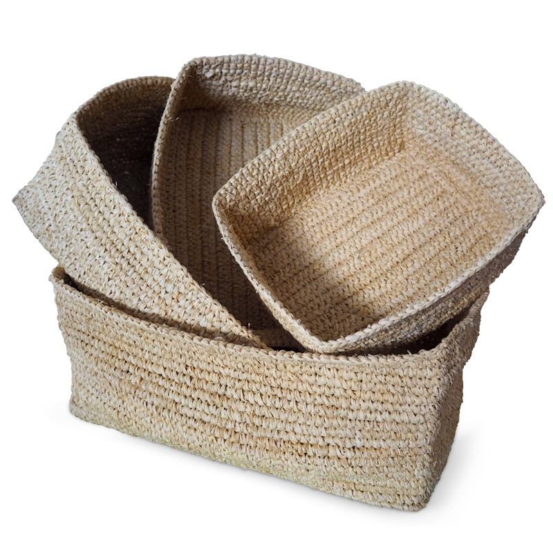 Banana | Natural raffia basket