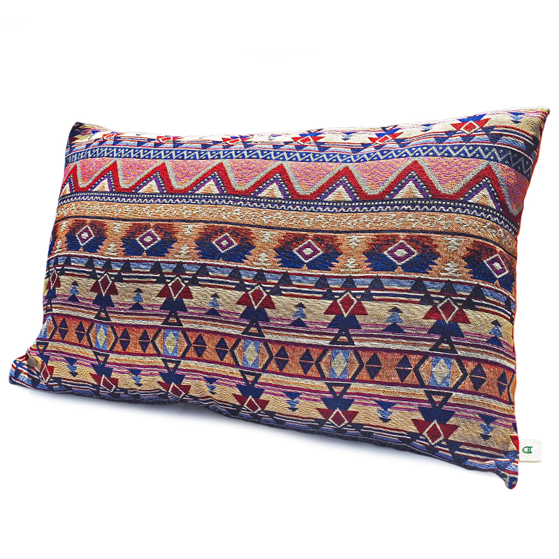 Boho | Handmade linen cushion 65x40