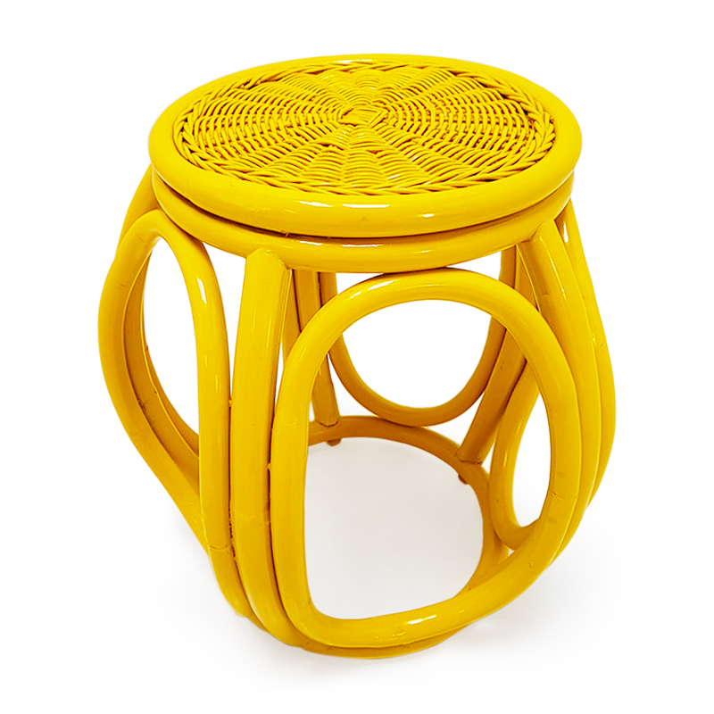 Coral | Cane rattan stool