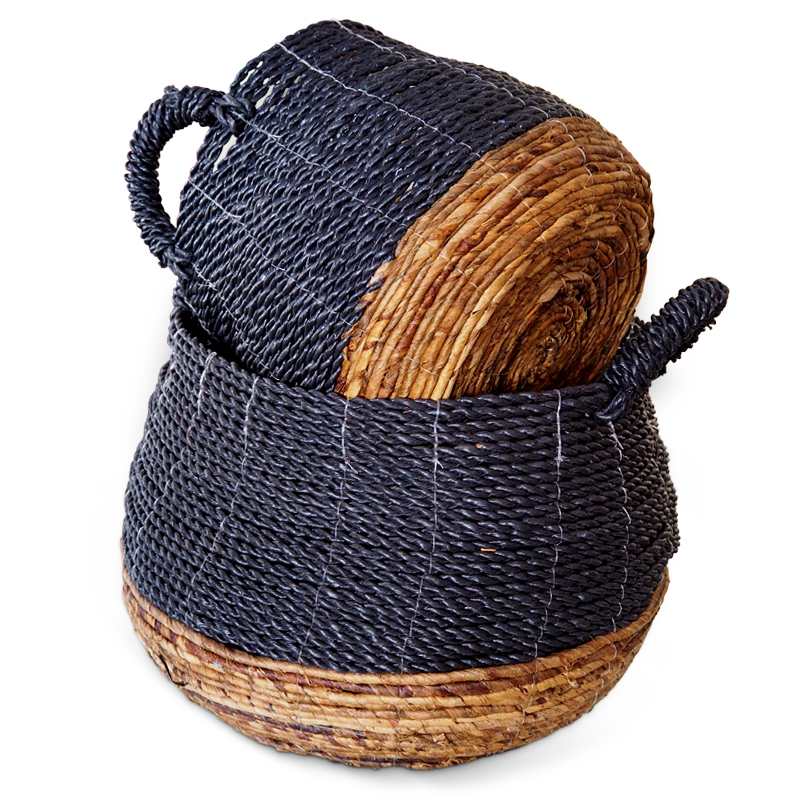 Umbrella | Rattan basket