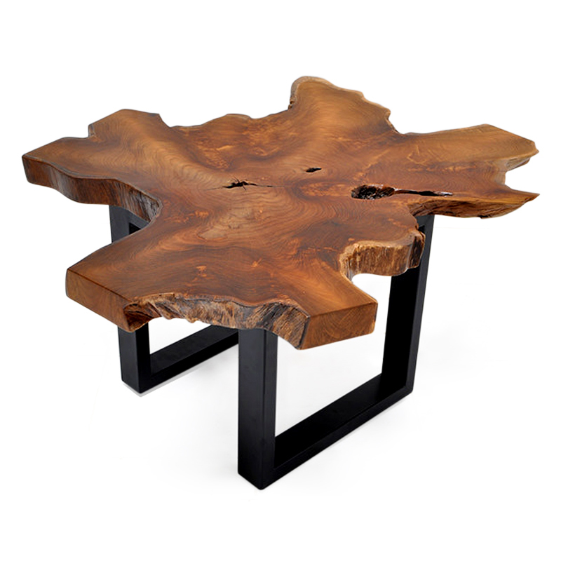 Wave | Teak root & iron coffee table