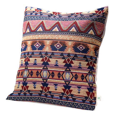 Boho | Handmade linen cushion 45x45