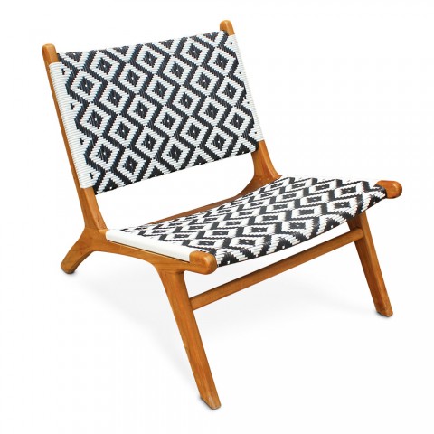 Savasana | Rattan & teak lounger