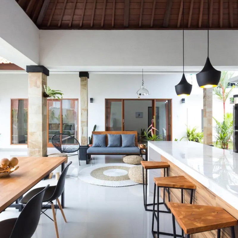 Modern Open Air Kitchen | INBALI