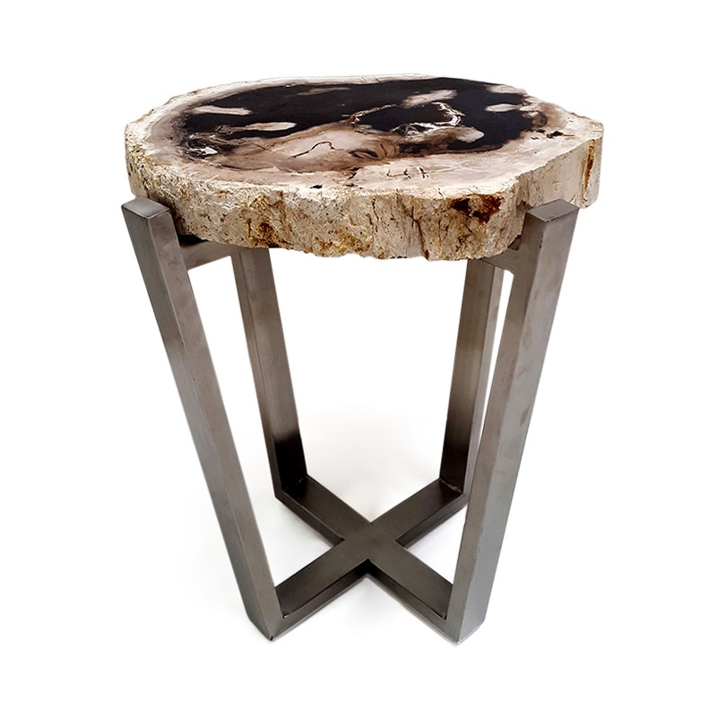 Curl | Petrified wood side table