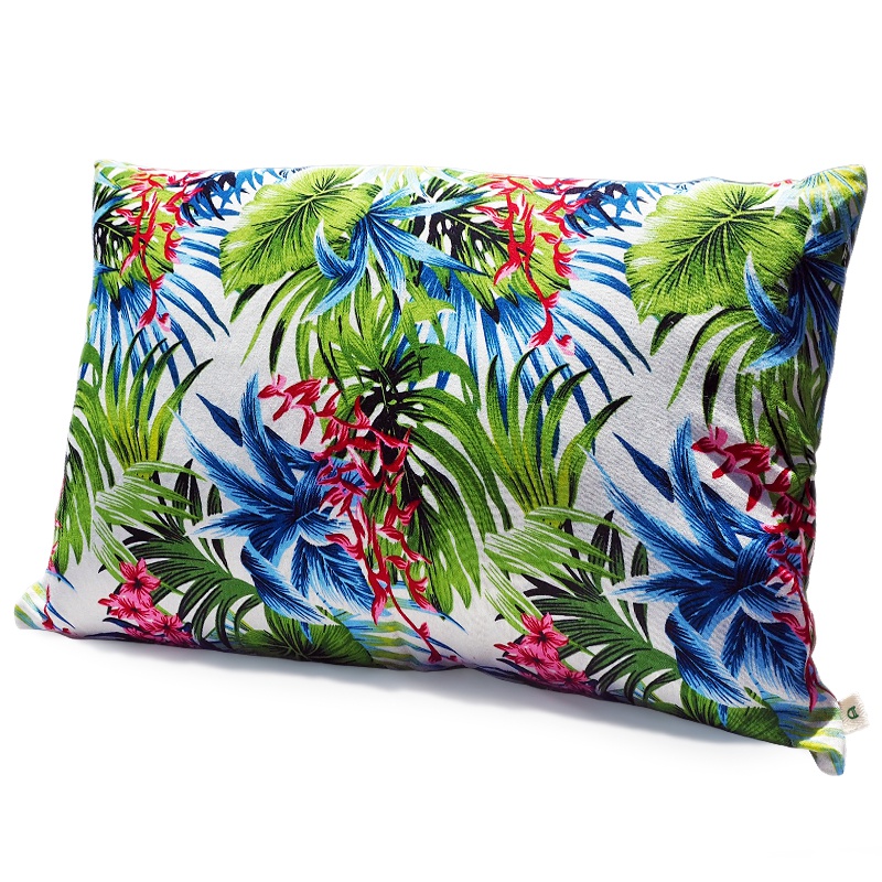 Tropical | Handmade linen cushion 65x40